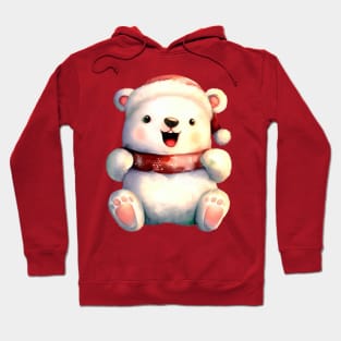 Little Cuties - Jolly Christmas Polar Bear Hoodie